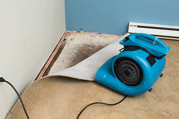 Water damage restoration process in OH